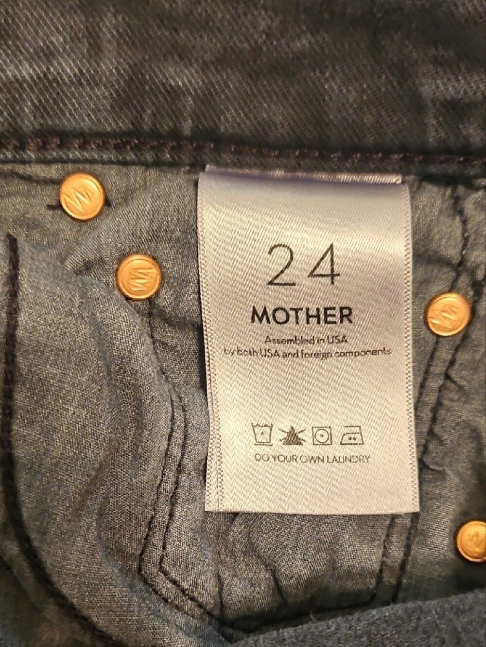 MOTHER 'The Weekender' Chalk It Up Bootcut- Size 24 - Picture 9 of 9